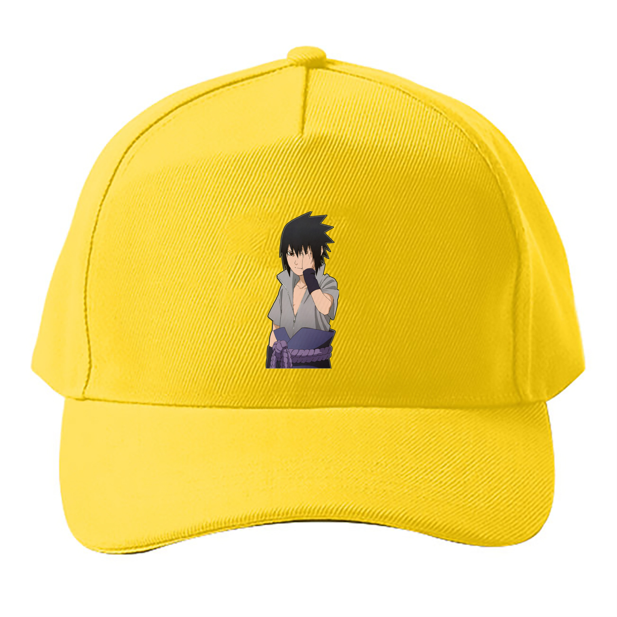 （画像用） NARUTO -ナルト- うちは サスケ Uchiha Sasuke ベースボールキャップ 綿100％ 男女兼用 帽子 スポーツ